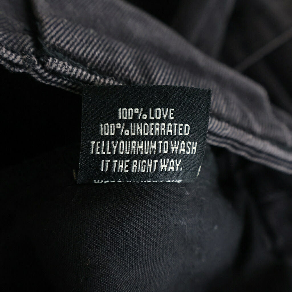 NO/FAITH STUDIOS(ノーフェイスストゥディオス) HEVY WAVE DENIM PANTS ヘビー ウェーブ デニムパンツ ウェーブステッチ ジーンズ ブラック