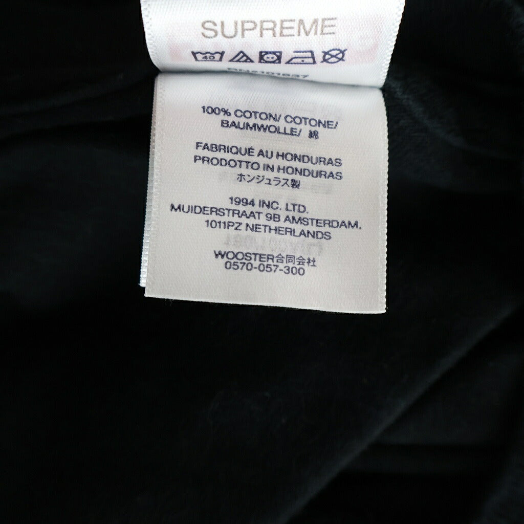 SUPREME(シュプリーム) 25SS ×SpongeBob Castelli Racing L/S Tee スポンジボブ カステリレーシング 長袖Tシャツカットソー ブラック