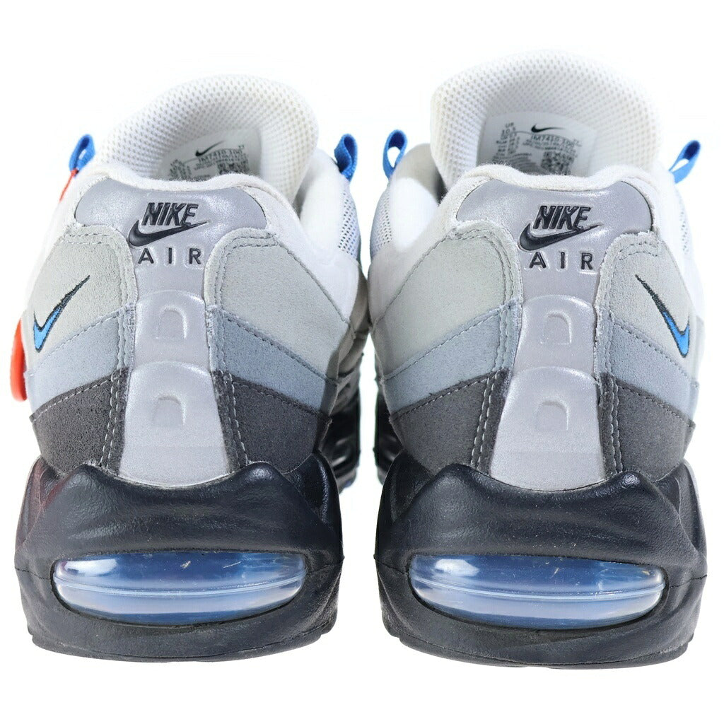 NIKE(ナイキ) AIR MAX 95 BIG BUBBLE COOL GREY BLUE SPARK ナイキ エアマックス95 OG ビッグバブル クールグレー ブルースパーク ローカットスニーカー グレー/ブルー US10.5/28.5cm IM7410-100