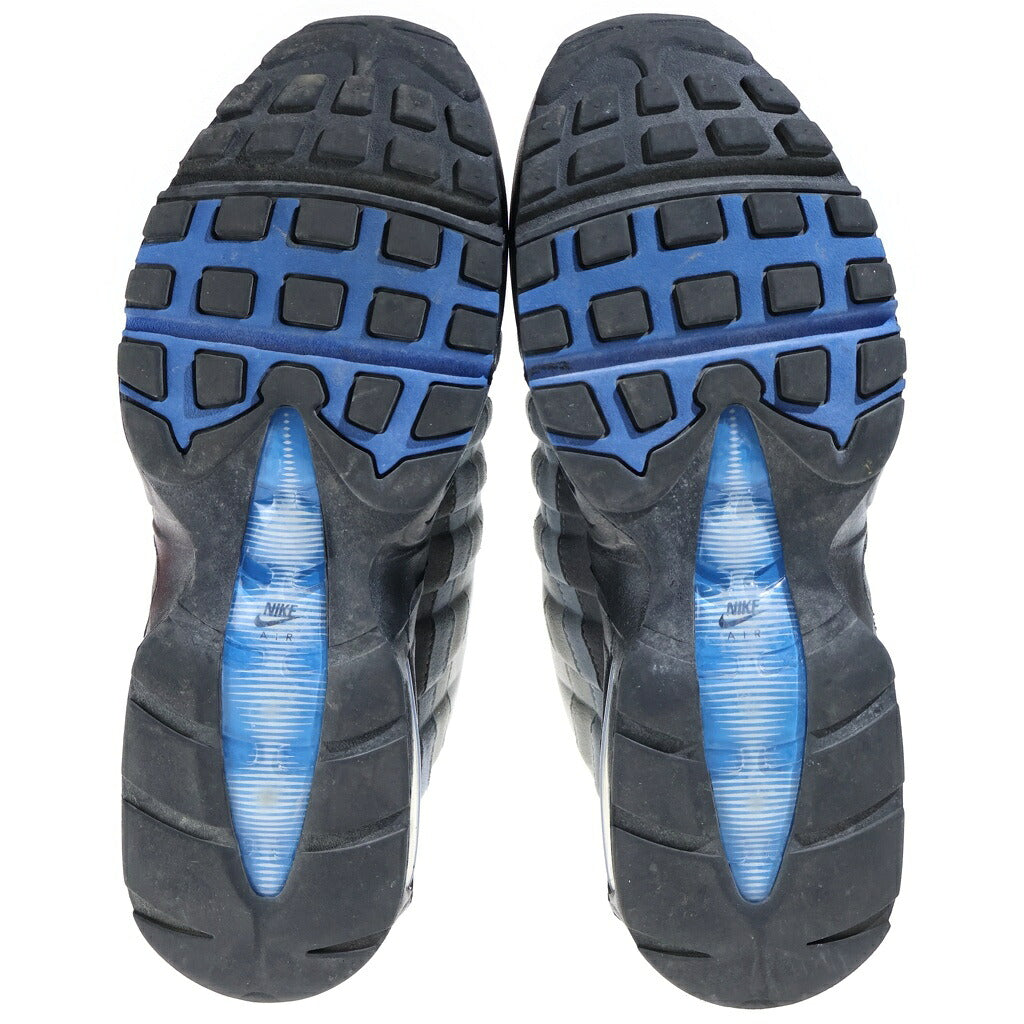 NIKE(ナイキ) AIR MAX 95 BIG BUBBLE COOL GREY BLUE SPARK ナイキ エアマックス95 OG ビッグバブル クールグレー ブルースパーク ローカットスニーカー グレー/ブルー US10.5/28.5cm IM7410-100