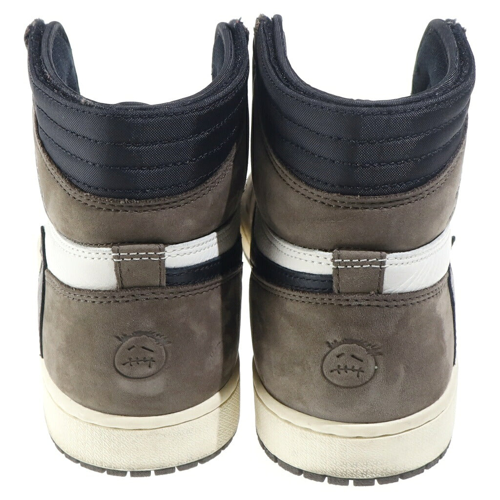 NIKE(ナイキ) ×TRAVIS SCOTT AIR JORDAN 1 RETRO HIGH OG TS SP トラヴィススコット エアジョーダン レトロ ハイカットスニーカー ブラウン US10.5/28.5cm CD4487-100