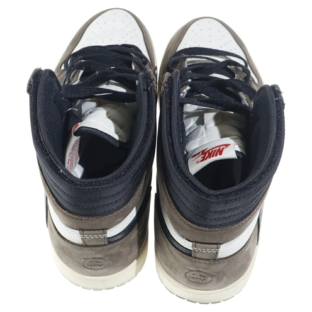 NIKE(ナイキ) ×TRAVIS SCOTT AIR JORDAN 1 RETRO HIGH OG TS SP トラヴィススコット エアジョーダン レトロ ハイカットスニーカー ブラウン US10.5/28.5cm CD4487-100