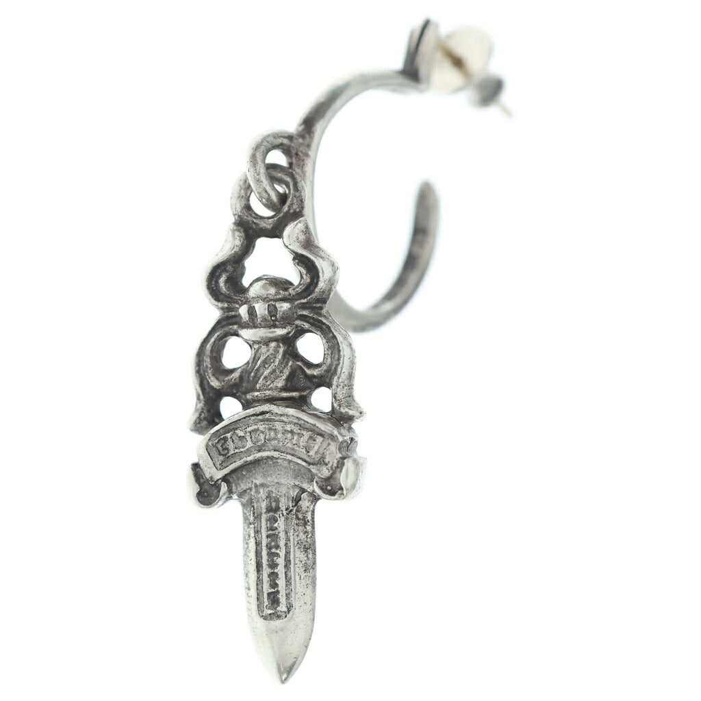 CHROME HEARTS(クロムハーツ) No5 DAGGER #5 ダガーフープ ピアス シルバー BCA106