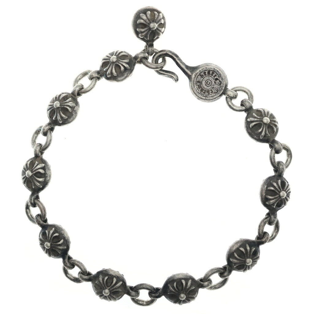 CHROME HEARTS(クロムハーツ) NO2 BALL #2クロスボールブレスレット シルバー BCA176