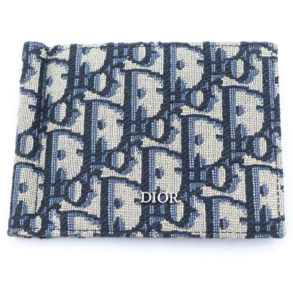 Christian Dior(クリスチャンディオール) オブリークジャガード カードケース グレー