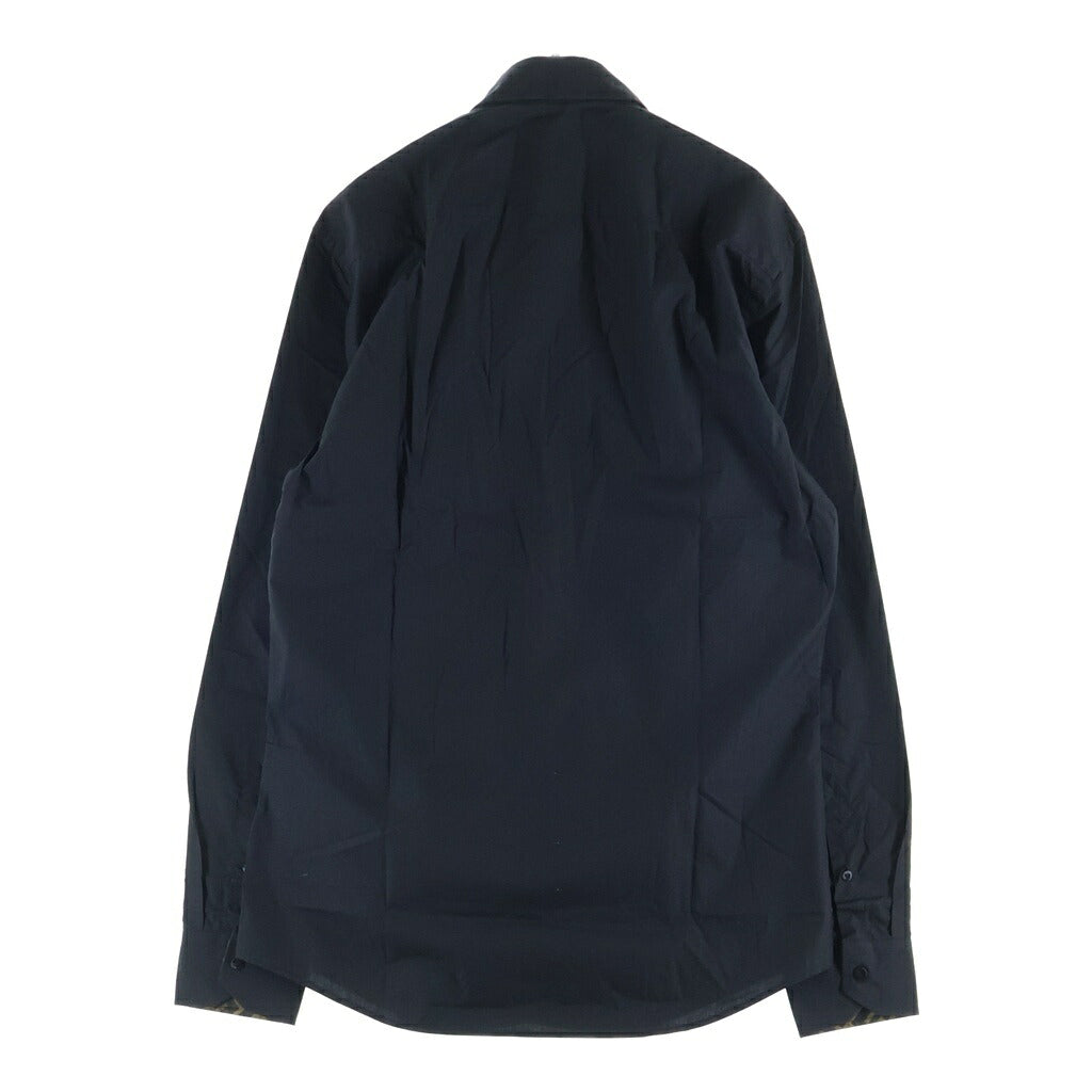 FENDI(フェンディ) FFズッカ柄 長袖ドレスシャツ ブラック FS0703 AAPD