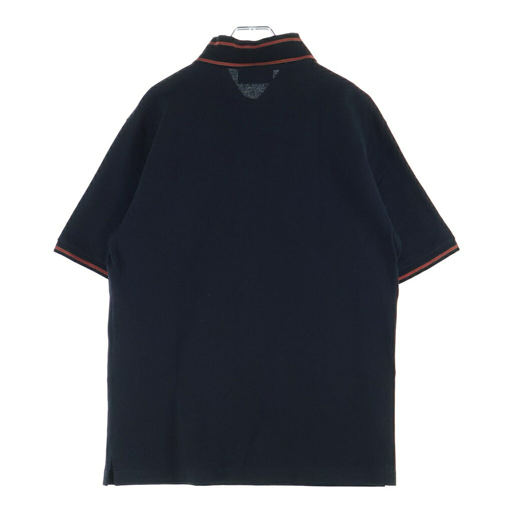 GUCCI(グッチ) Gucci Lido グッチリド コットンピケ 半袖ポロシャツ ブラック 784422 XJGJW