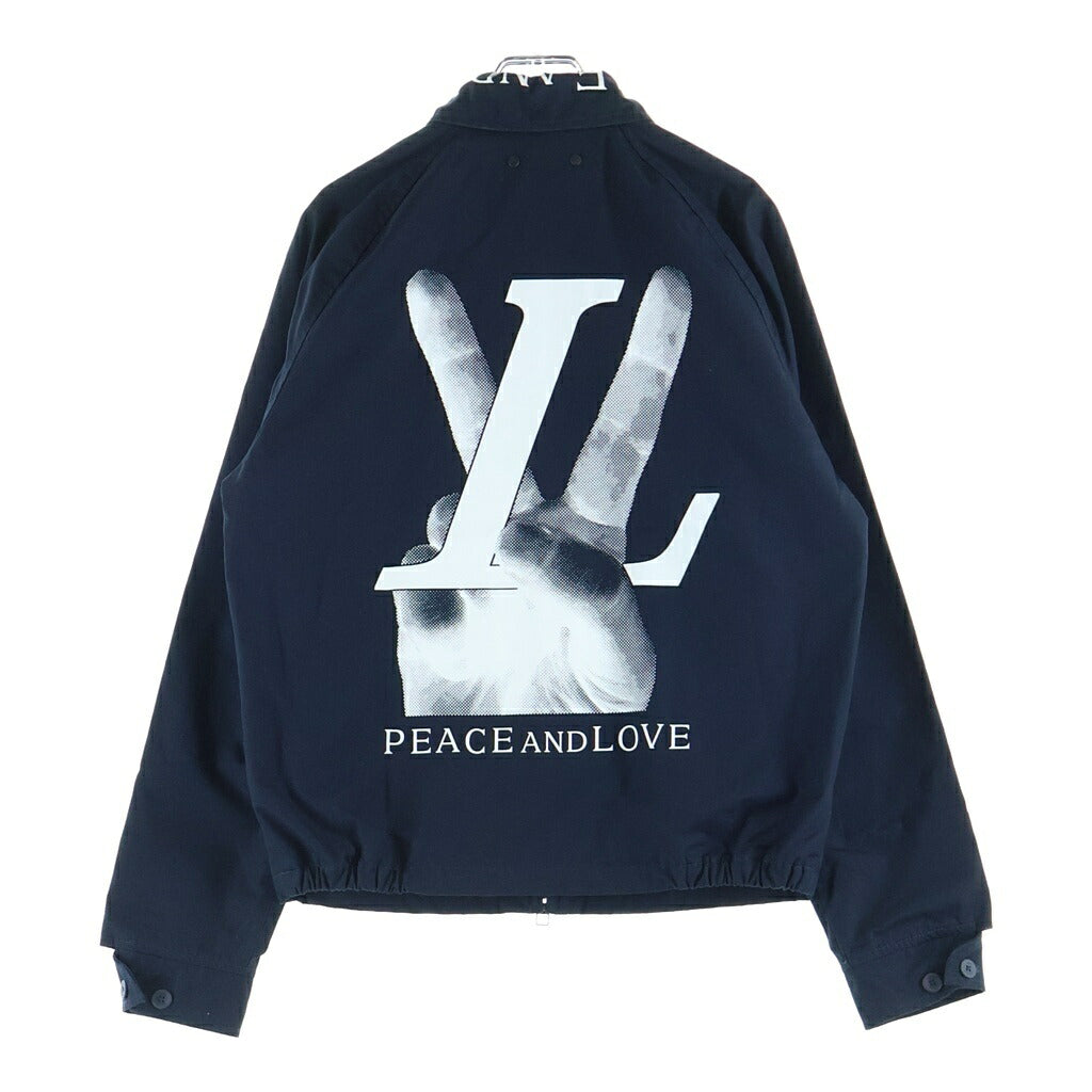 LOUIS VUITTON(ルイヴィトン) 18AW PEACE AND LOVE ハリントンジャケット ネイビー RM182 GYW HFB65E