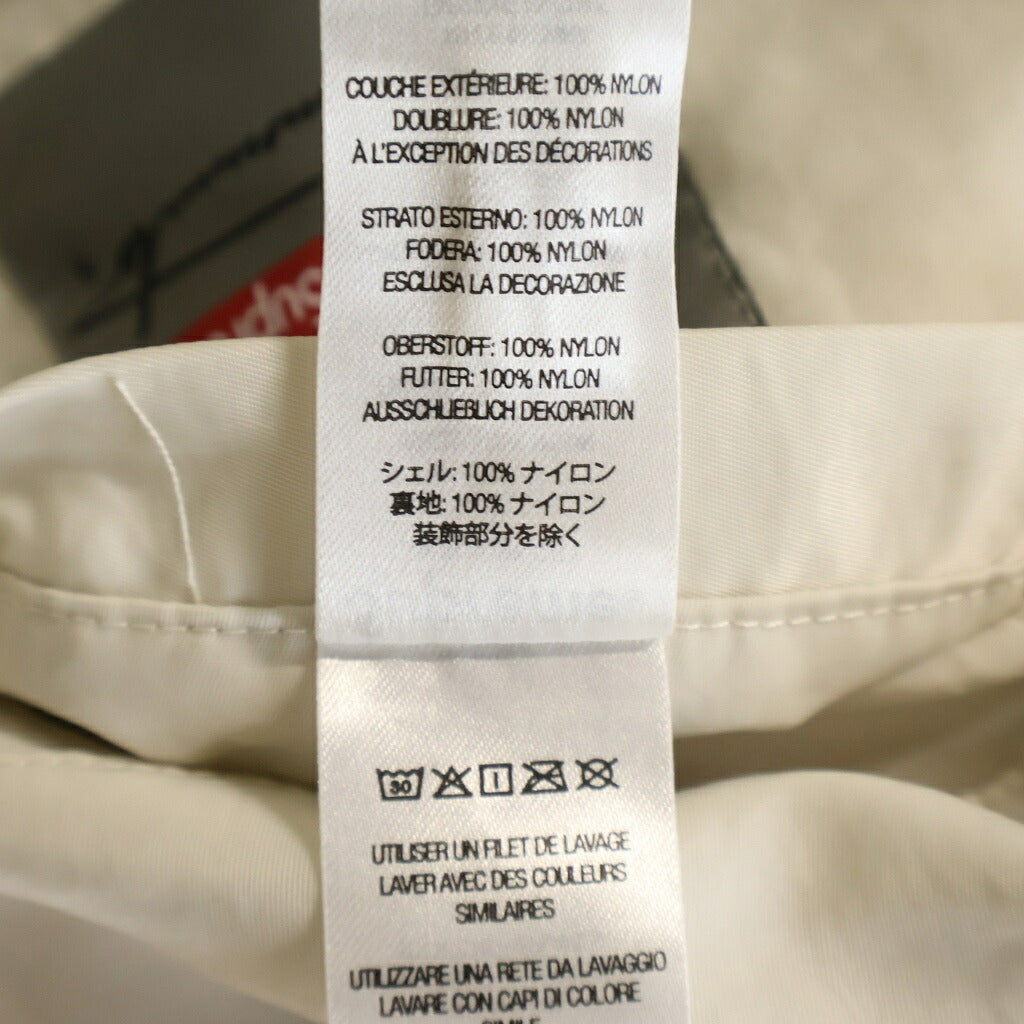 SUPREME(シュプリーム) 22AW ×Yohji Yamamoto ×TEKKEN Nylon Bomber Jacket ヨウジヤマモト 鉄拳 両面プリント ジップアップ ボンバー ジャケット ホワイト
