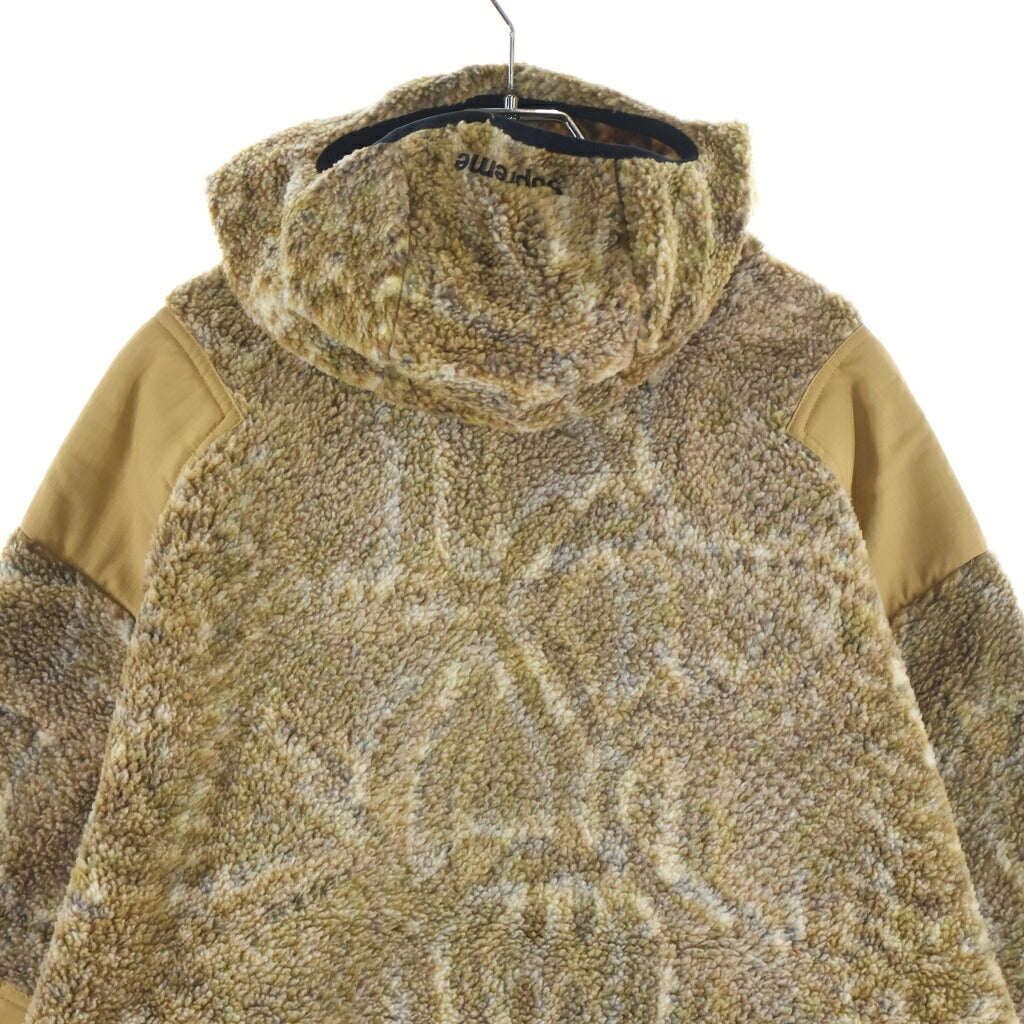 SUPREME(シュプリーム) 22AW ×NIKE ACG Gold Snakskin Fleece Pullover ナイキ ゴールドスネーク総柄 プルオーバー フリース スウェット トレーナー ブラウン DN3256-277