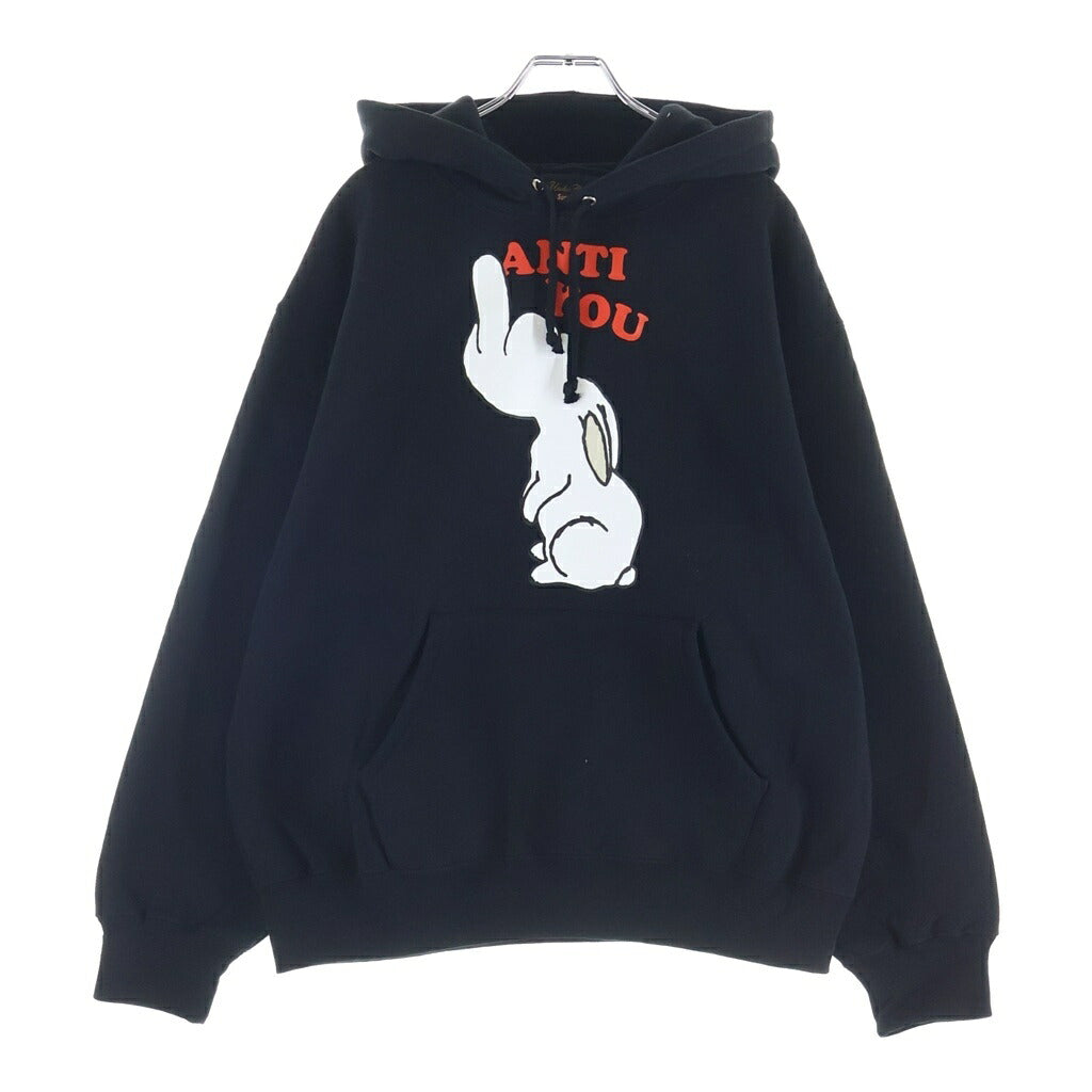 SUPREME(シュプリーム) 23SS ×UNDECOVER Anti You Hooded Sweatshirt アンチユー フロントプリント プルオーバーパーカー フーディ ブラック