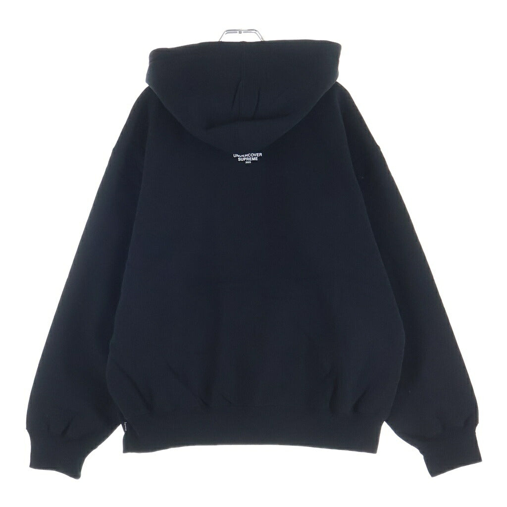 SUPREME(シュプリーム) 23SS ×UNDECOVER Anti You Hooded Sweatshirt アンチユー フロントプリント プルオーバーパーカー フーディ ブラック