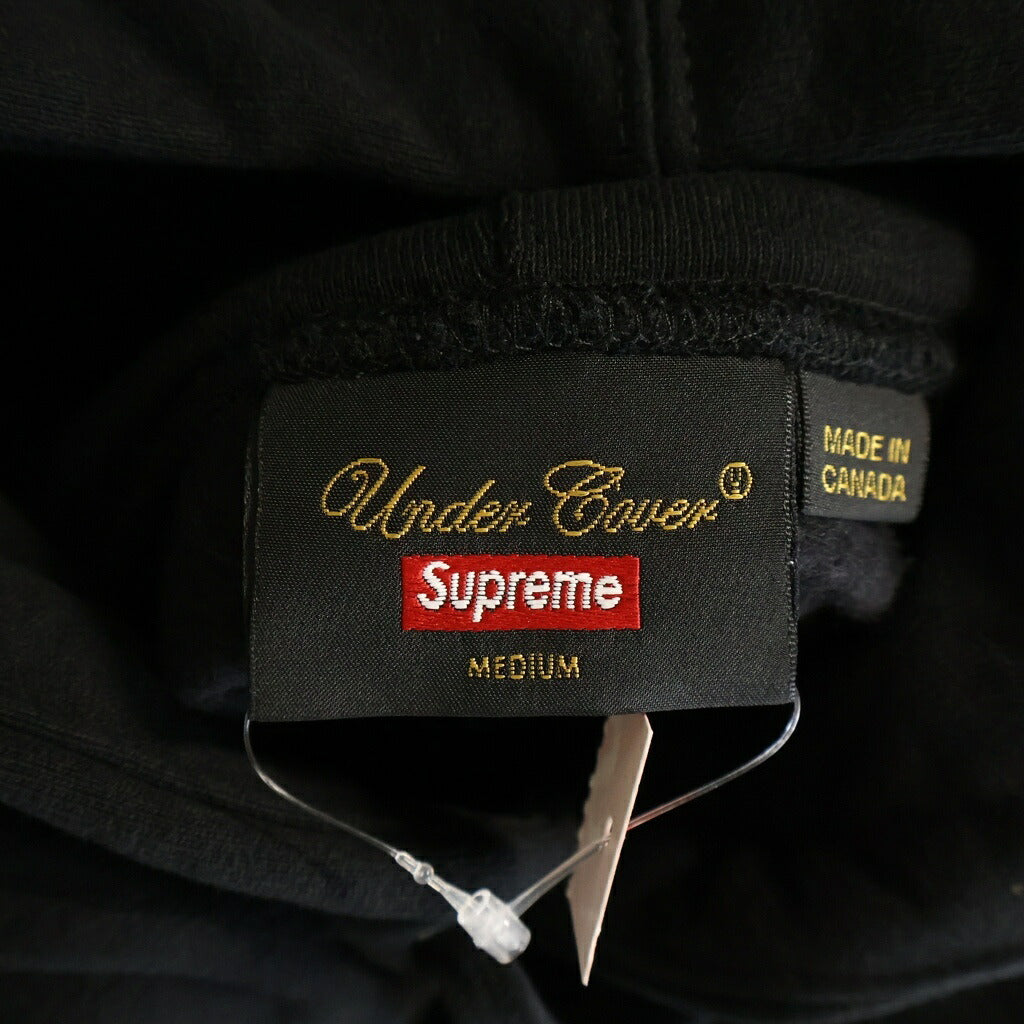 SUPREME(シュプリーム) 23SS ×UNDECOVER Anti You Hooded Sweatshirt アンチユー フロントプリント プルオーバーパーカー フーディ ブラック