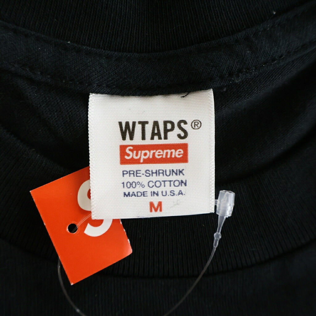 SUPREME(シュプリーム) 21AW ×WTAPS Sic'em! Tee ダブルタップス フロントデザイン シックエム 半袖 Tシャツ カットソー ブラック