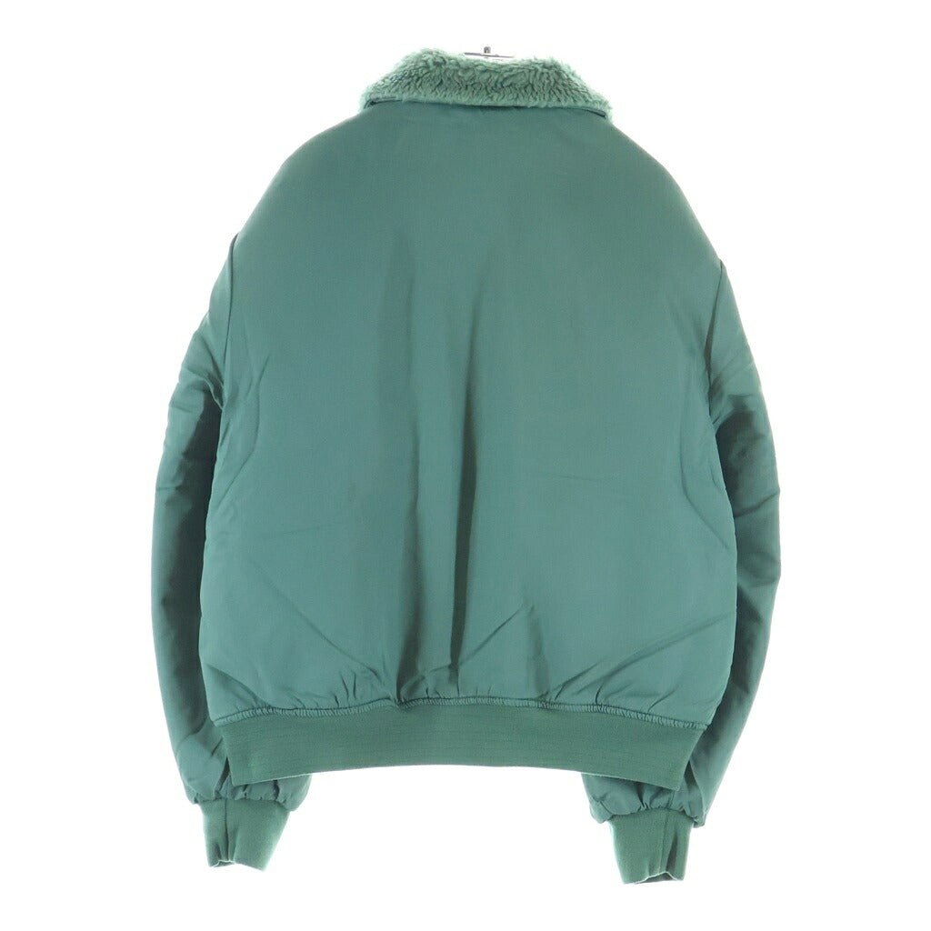 SUPREME(シュプリーム) 23AW Fur Collar Bomber Jacket ファーカラー フロントロゴ ジップアップ ボンバー ジャケット グリーン