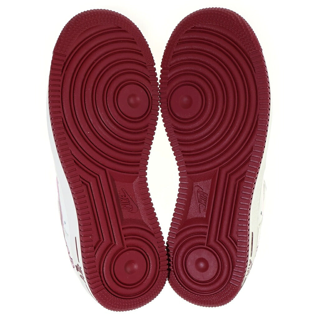 NIKE(ナイキ) WMNS AIR FORCE 1 LOW Valentine's Day ウィメンズ エアフォース1 ロー バレンタインズデイ ローカットスニーカー ホワイト/バーガンディ US5/22cm FD4616-161 レディース