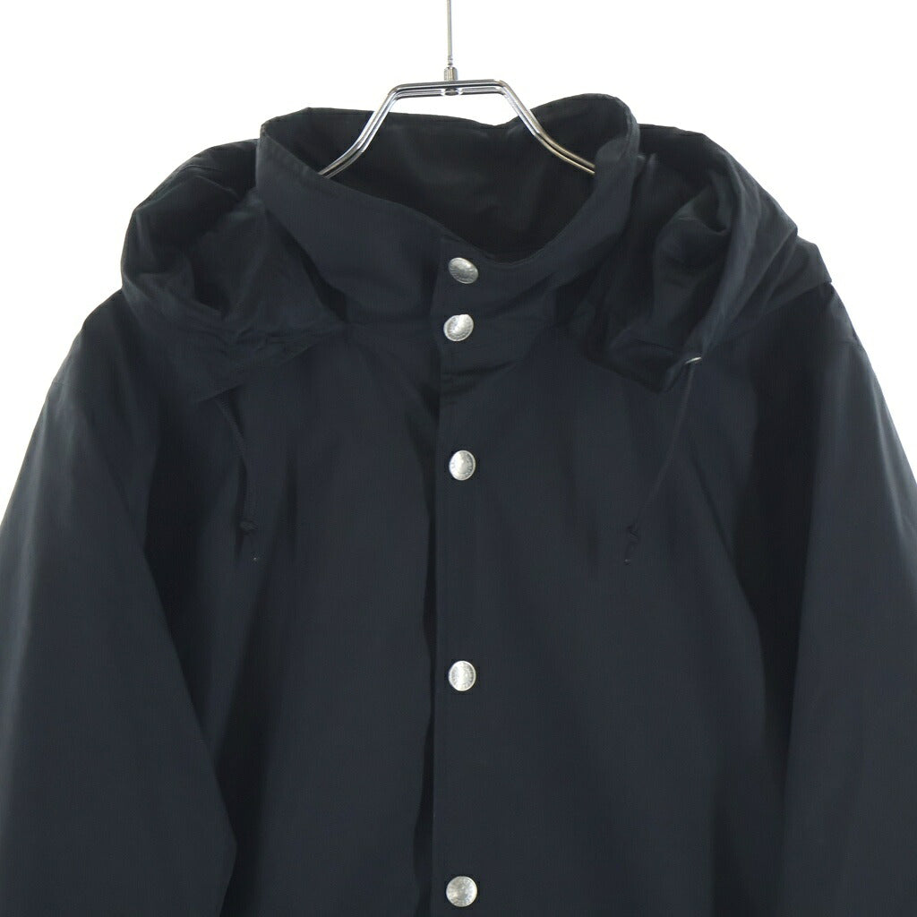 BLACKTOP MOTORCYCLE(ブラックトップモーターサイクル) GORE-TEX ゴアテックス バックボーンデザイン ナイロン コーチジャケット ブラック