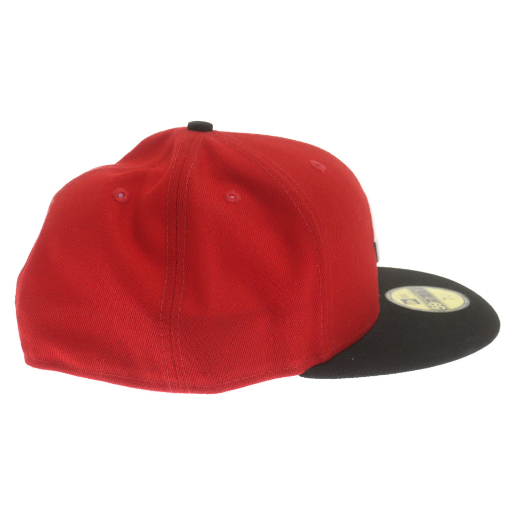 NEW ERA(ニューエラ) 59FIFTY MLBオンフィールド シンシナティ レッズ ロード ベースボールキャップ 帽子 ブラック/レッド