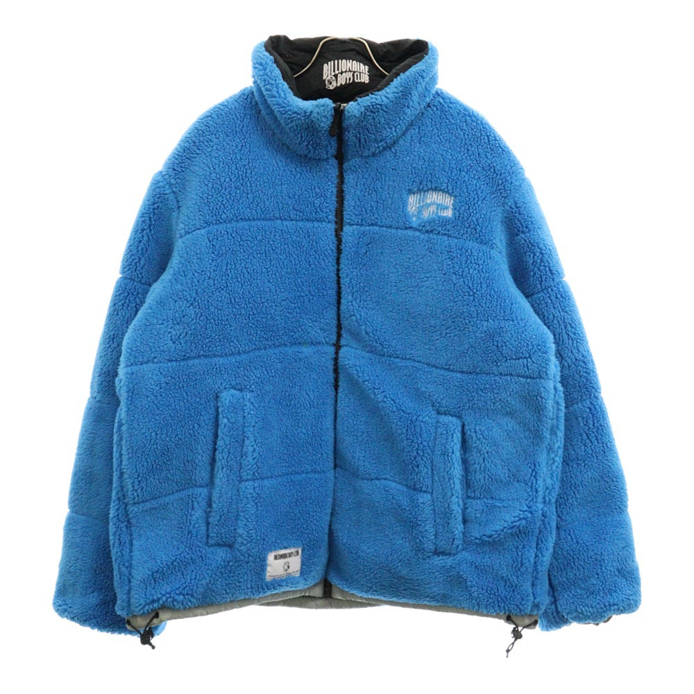 FIRST DOWN(ファーストダウン) × BILLIONAIRE BOYS CLUB ブランド刺繍ロゴ リバーシブルダウンジャケットフリース BBCJP233X004