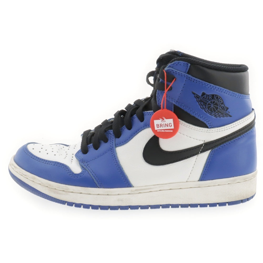 NIKE(ナイキ) AIR JORDAN 1 RETRO HIGH OG GAME ROYAL 555088-403 エアジョーダン1 ゲームロイヤル ハイカットスニーカー ブルー/ホワイト/ブラック US8.5/26.5cm