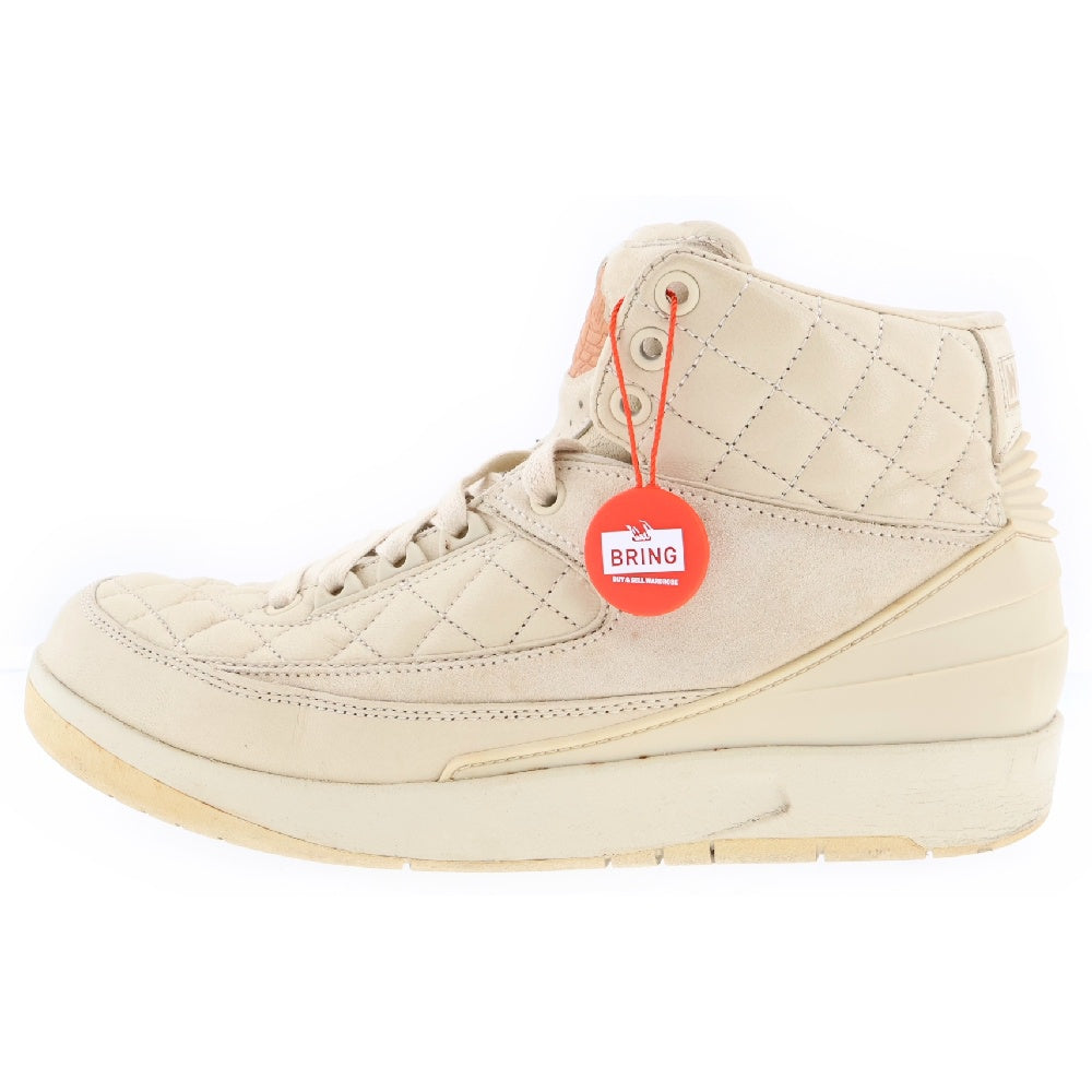 NIKE(ナイキ) AIR JORDAN 2 RETRO JUST DON DON C BEACH 834825-250 エアジョーダン2レトロ ジャストドン ビーチ スニーカー ベージュ US8/26cm
