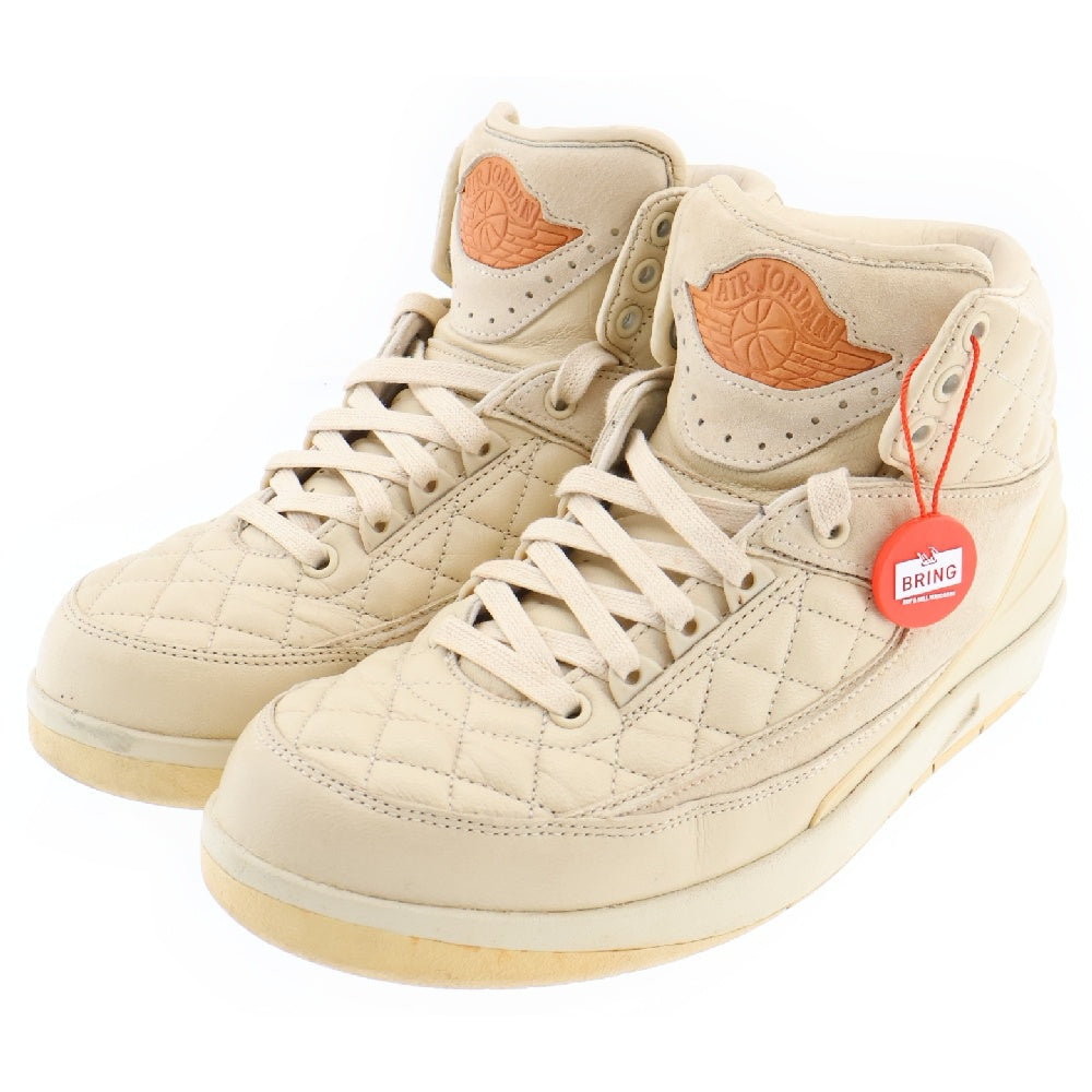 NIKE(ナイキ) AIR JORDAN 2 RETRO JUST DON DON C BEACH 834825-250 エアジョーダン2レトロ ジャストドン ビーチ スニーカー ベージュ US8/26cm