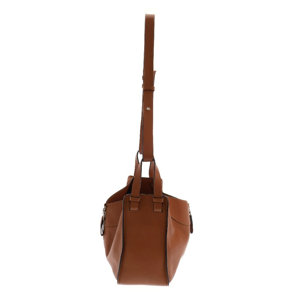LOEWE(ロエベ) ハンモック スモール アナグラム 2WAY レザー ショルダーバッグ ハンドバッグ ブラウン レディース