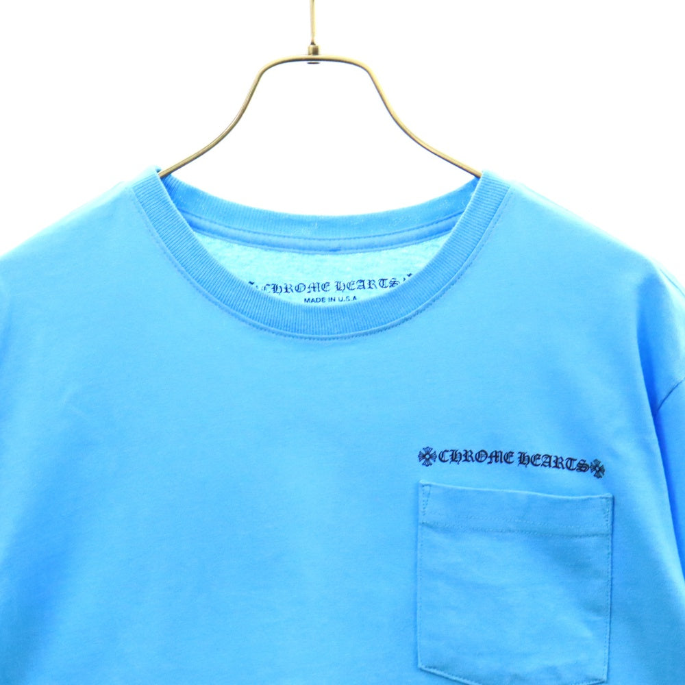 CHROME HEARTS(クロムハーツ) ×MATTY BOY BRAIN NEW L/S TEE×マッティボーイ ブレインニュー 長袖Tシャツ カットソー ブルー