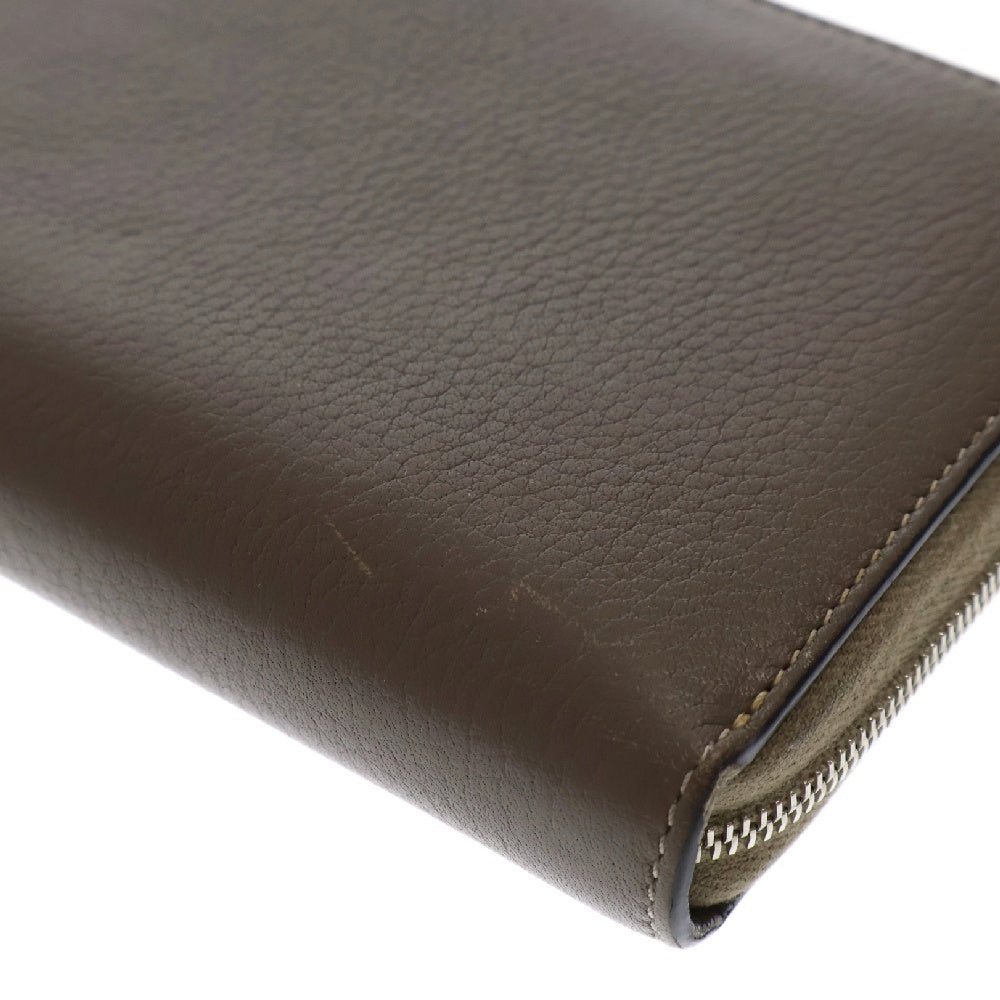 CELINE(セリーヌ) ラージ ジップド ウォレット ラウンドファスナー 長財布 グレージュ 105003AFE.09SO