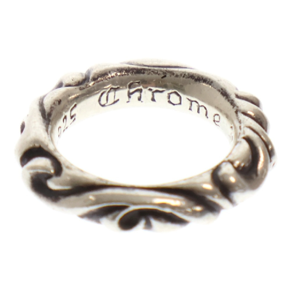 CHROME HEARTS(クロムハーツ) SCRL BAND スクロールバンドリング シルバー 8号