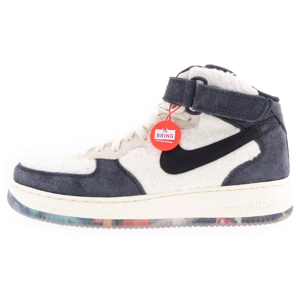 NIKE(ナイキ) AIR FORCE 1 MID 07 PREMIUM DO2123-113 エアフォース1 プレミアム ココナッツ ミドルカットスニーカー シューズ ホワイト/グレー US10/28cm