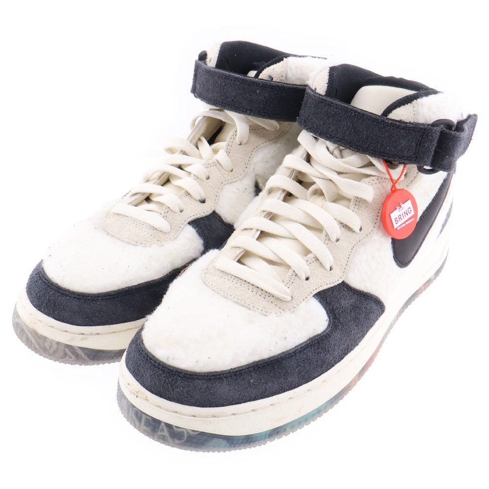 NIKE(ナイキ) AIR FORCE 1 MID 07 PREMIUM DO2123-113 エアフォース1 プレミアム ココナッツ ミドルカットスニーカー シューズ ホワイト/グレー US10/28cm