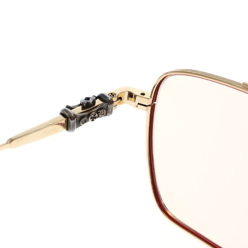 CHROME HEARTS(クロムハーツ) MAGNUM 2 マグナム2 ゴールドフレーム クリアカラーサングラス ゴールド 56□19-147