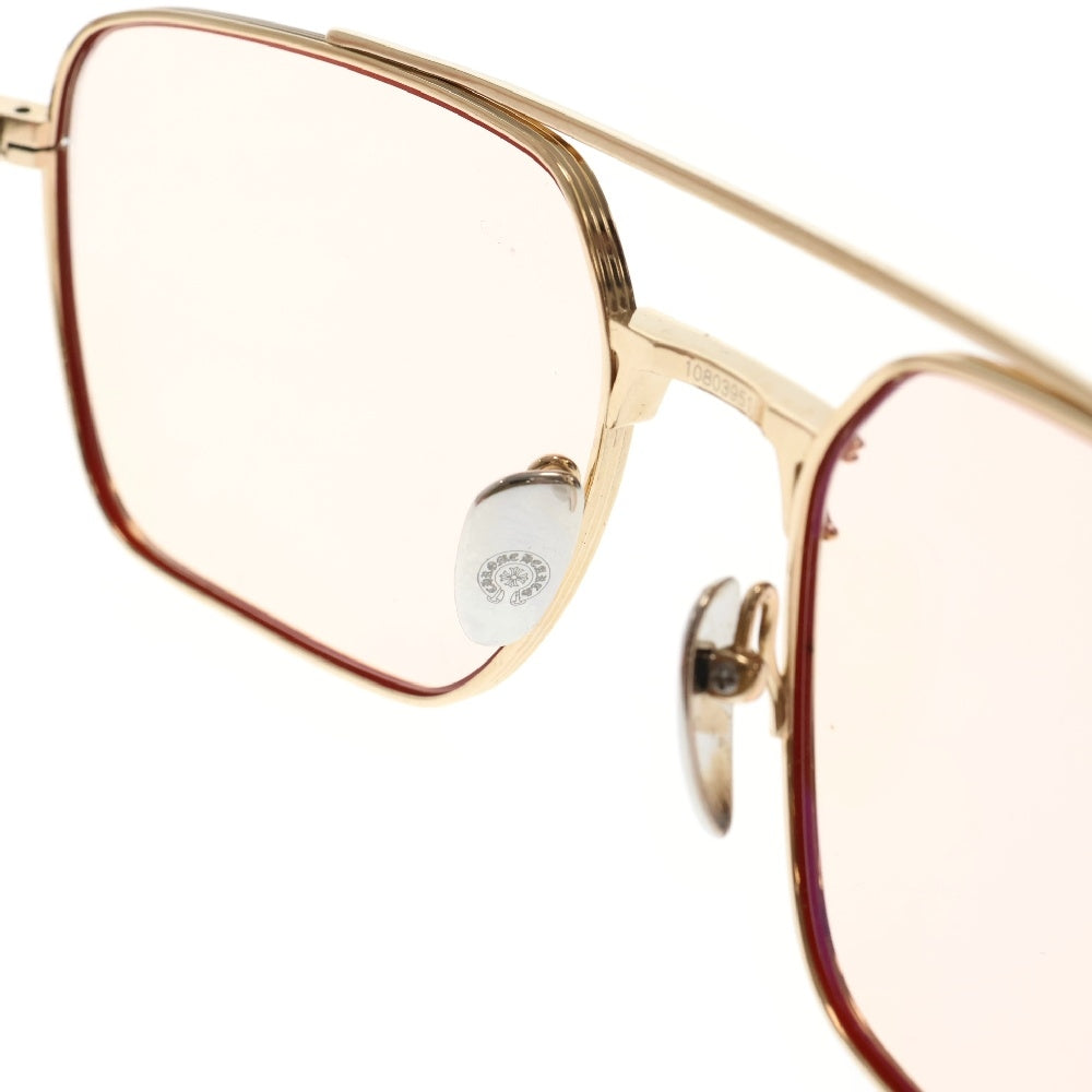 CHROME HEARTS(クロムハーツ) MAGNUM 2 マグナム2 ゴールドフレーム クリアカラーサングラス ゴールド 56□19-147