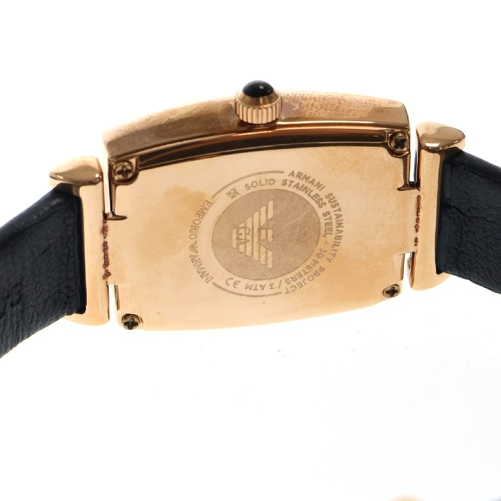 EMPORIO ARMANI(エンポリオアルマーニ) GIANNI T-BAR ステンレススチール クウォーツ 時計 ローズゴールド レディース AR11469