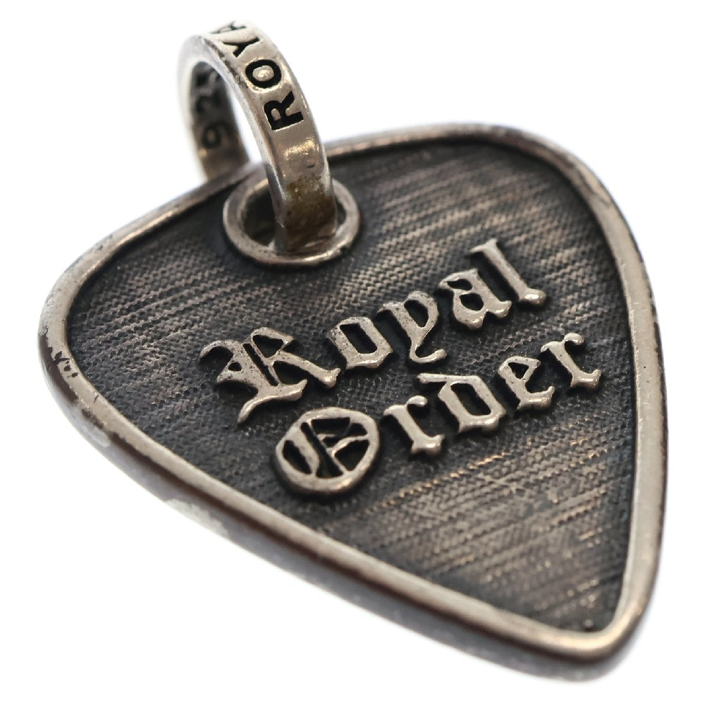 ROYAL ORDER(ロイヤルオーダー) GUITAR PICK w BORDER SP40-A ギターピックモチーフネックレス ペンダントトップ