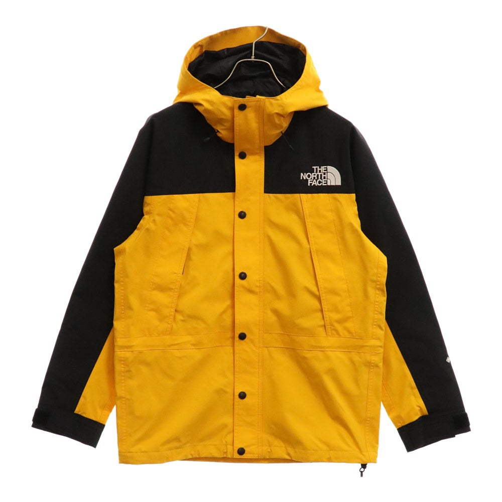 THE NORTH FACE(ザノースフェイス) GORE-TEX MOUNTAIN LIGHT JACKET ゴアテックス ジップアップ マウンテンライトパーカー ナイロンジャケット イエロー NP11834