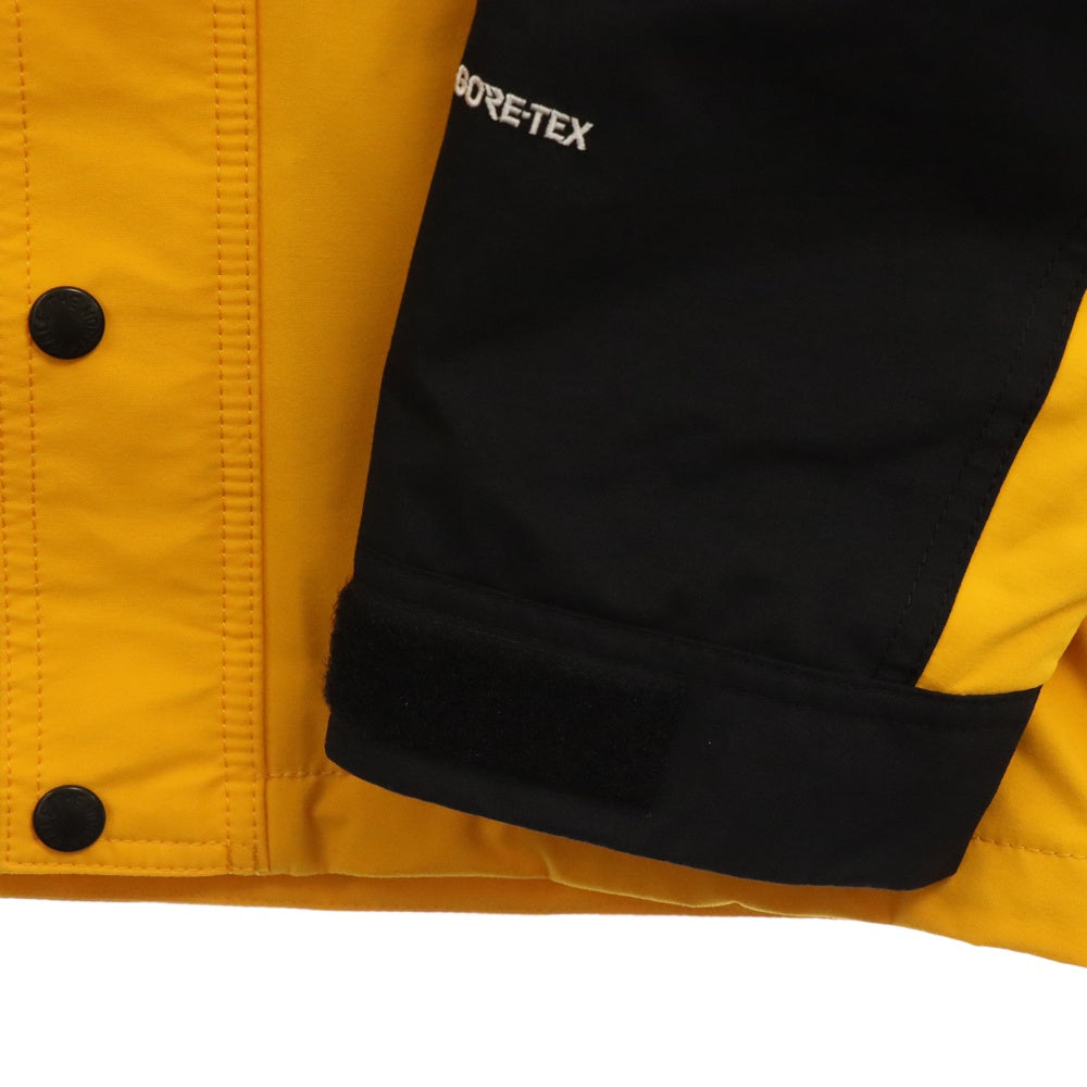 THE NORTH FACE(ザノースフェイス) GORE-TEX MOUNTAIN LIGHT JACKET ゴアテックス ジップアップ マウンテンライトパーカー ナイロンジャケット イエロー NP11834