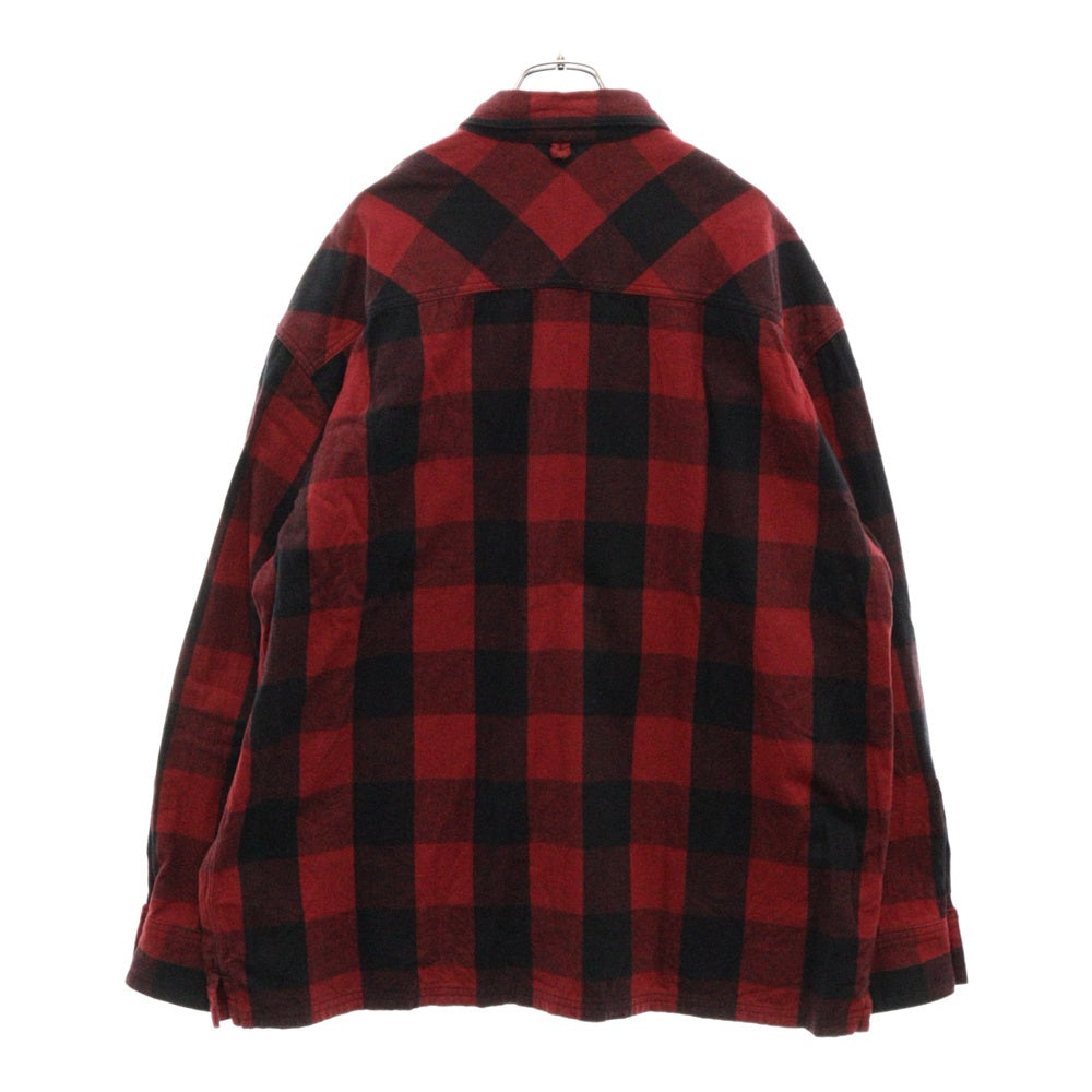 NEIGHBORHOOD(ネイバーフッド) BUFFALO CHECK SHIRT LS バッファロー チェックシャツ 長袖シャツ レッド/ブラック 231ARNH-SHM01