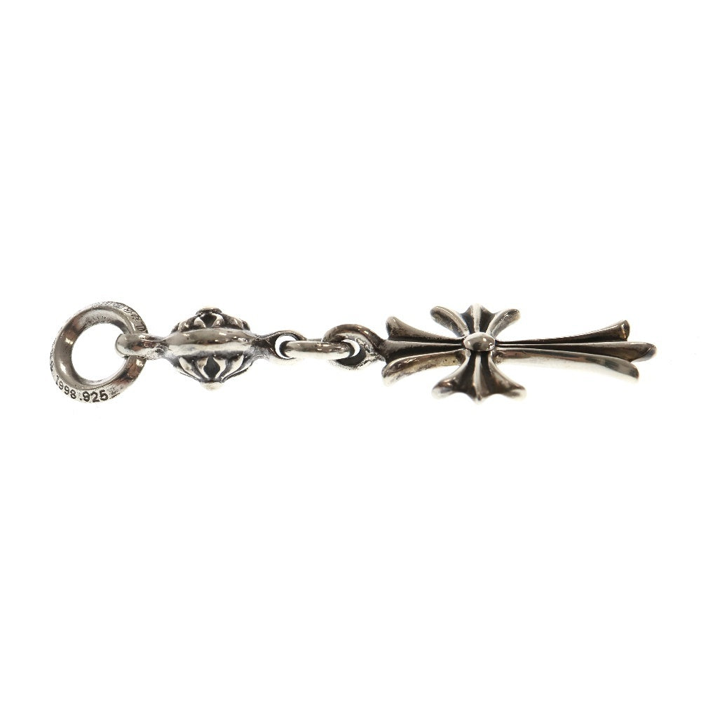 CHROME HEARTS(クロムハーツ) 1B TNY CH CRS 1ボールタイニーCHクロス チャーム シルバーネックレストップ シルバー