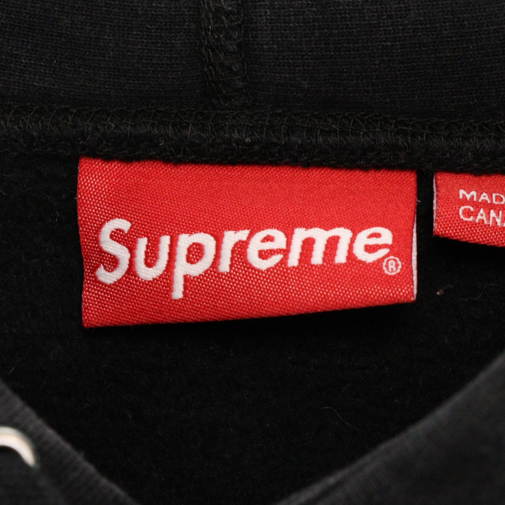 SUPREME(シュプリーム) 19AW Bandana Box Logo Hooded Sweatshirt バンダナボックスロゴ フーデッドスウェットシャツ プルオーバーパーカーブラック