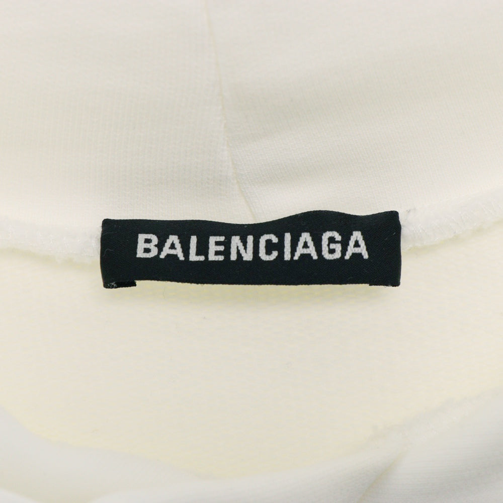 BALENCIAGA(バレンシアガ) 20AW GYM WEAR プルオーバーパーカー ホワイト 620973 TIVD4