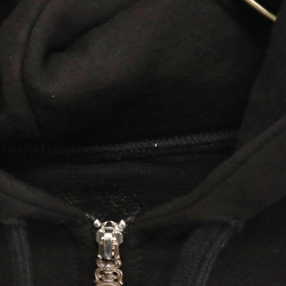 CHROME HEARTS(クロムハーツ) FLRL Dagger Zip Hoodie DAGGER フローラルダガー アーチロゴ 裏地サーマル ジップパーカー