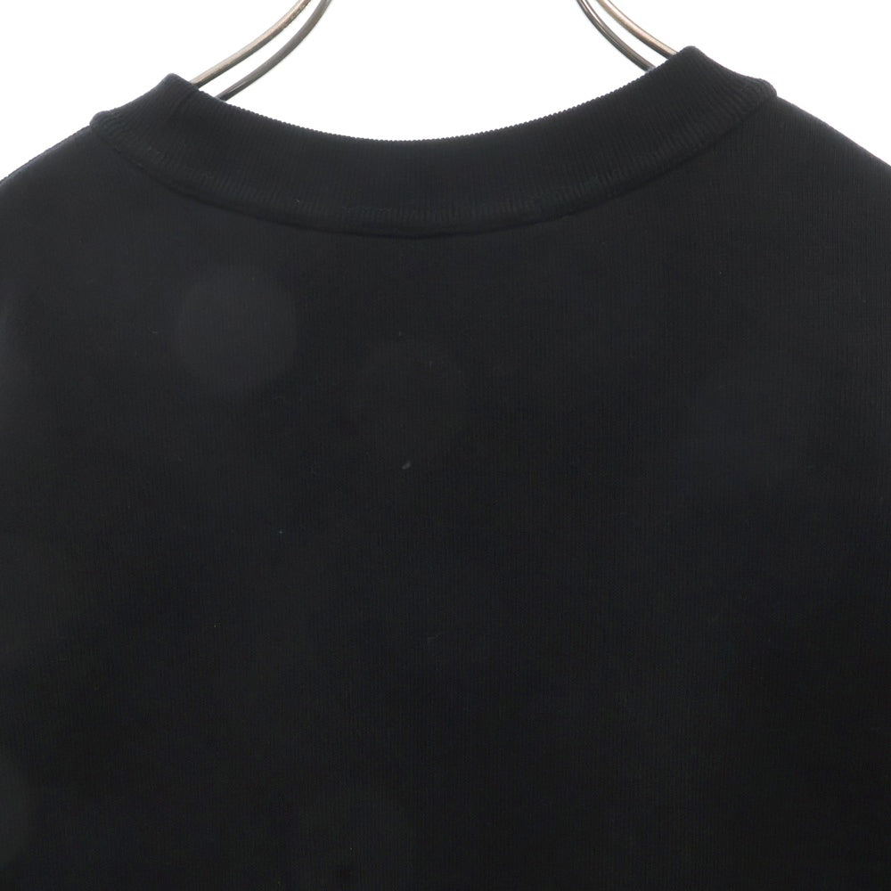 ALEXANDER WANG(アレキサンダーワン) フロントロゴ クルーネックスウェットトレーナー ブラック 4CC3221360