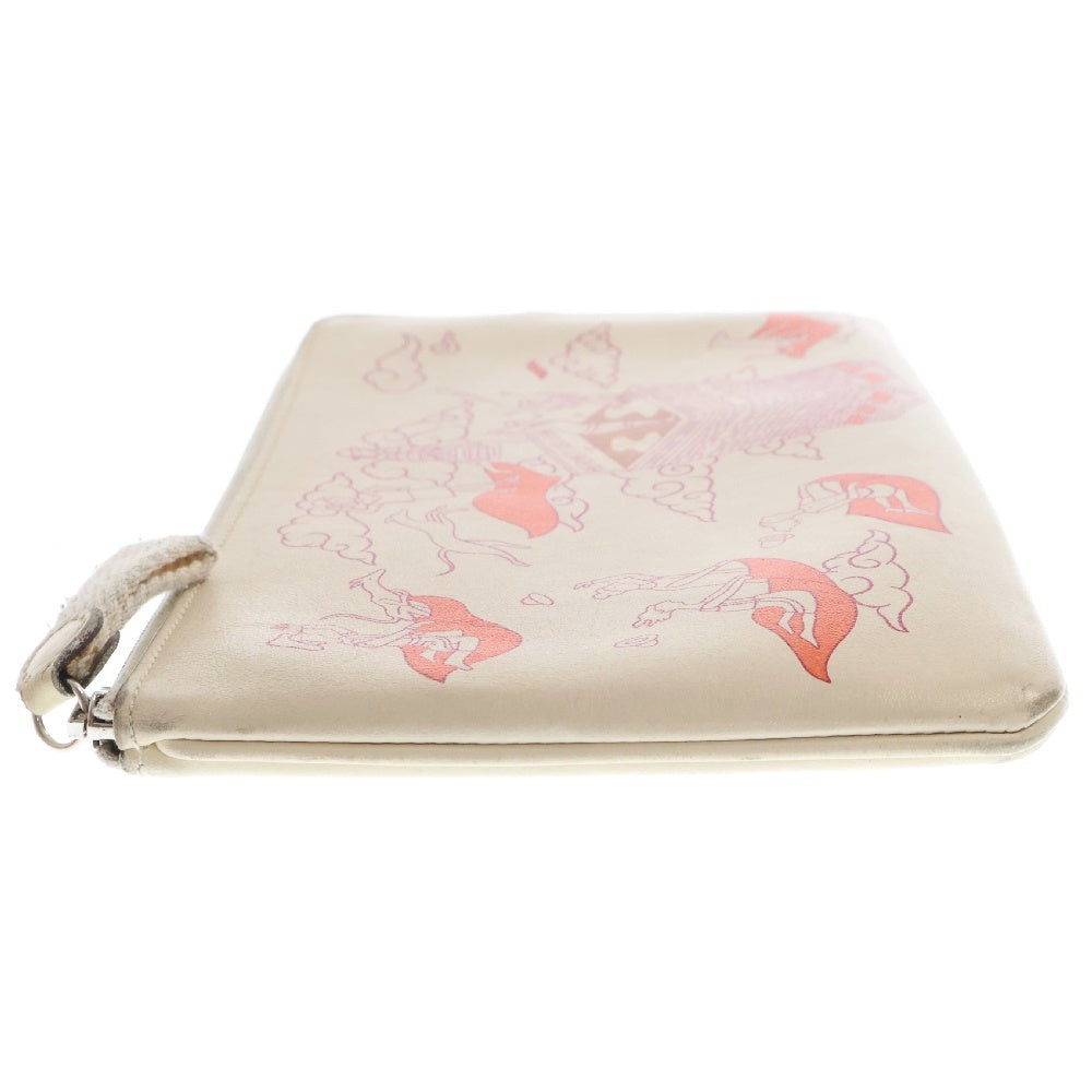HERMES(エルメス) カレポケット ヴォースイフト ポーチ アイボリー シルバー金具