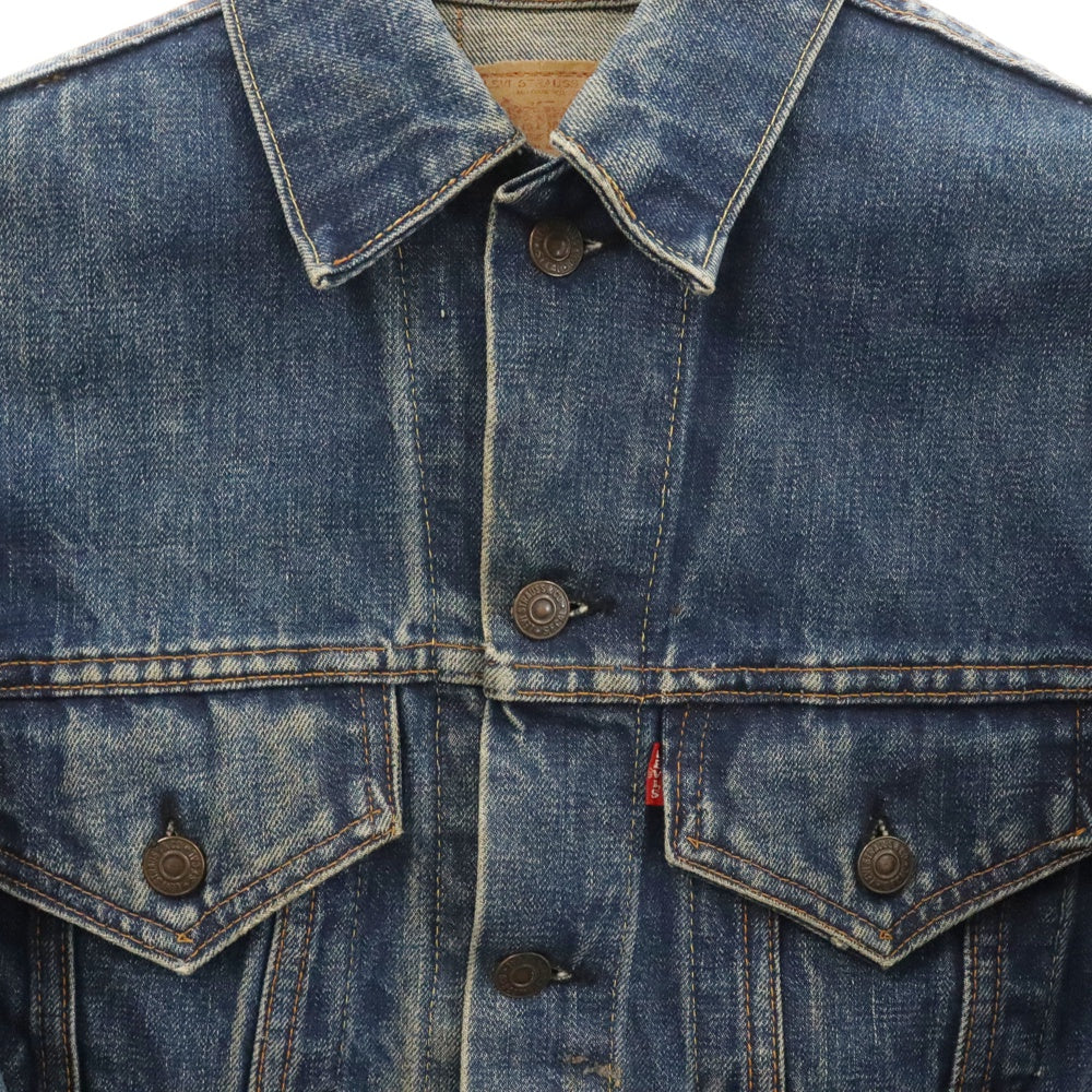 Levi's(リーバイス) 70S VINTAGE 70505 BIGE 4th ボタン裏524 フォース デニムジャケット トラッカージャケット Gジャン インディゴ