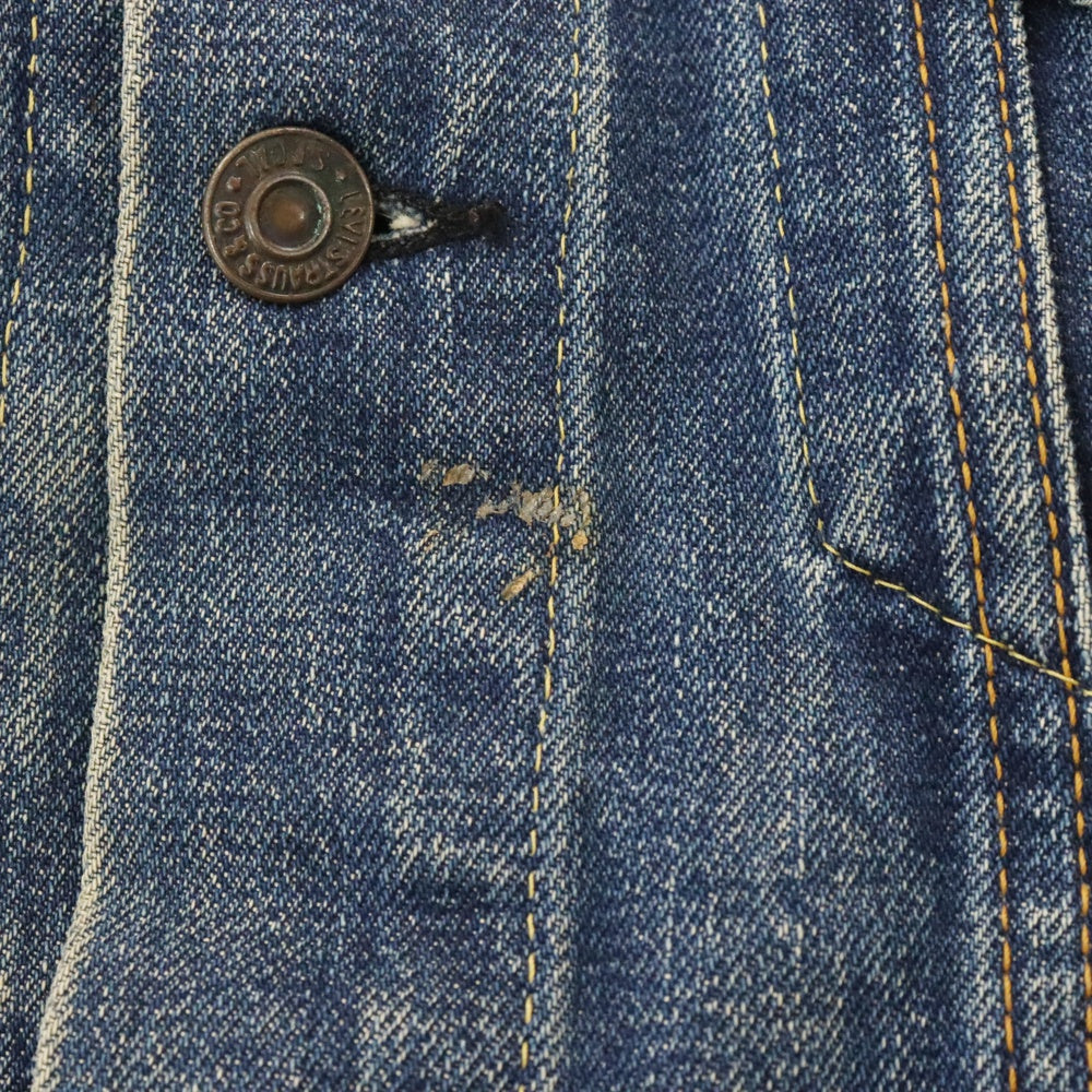 Levi's(リーバイス) 70S VINTAGE 70505 BIGE 4th ボタン裏524 フォース デニムジャケット トラッカージャケット Gジャン インディゴ