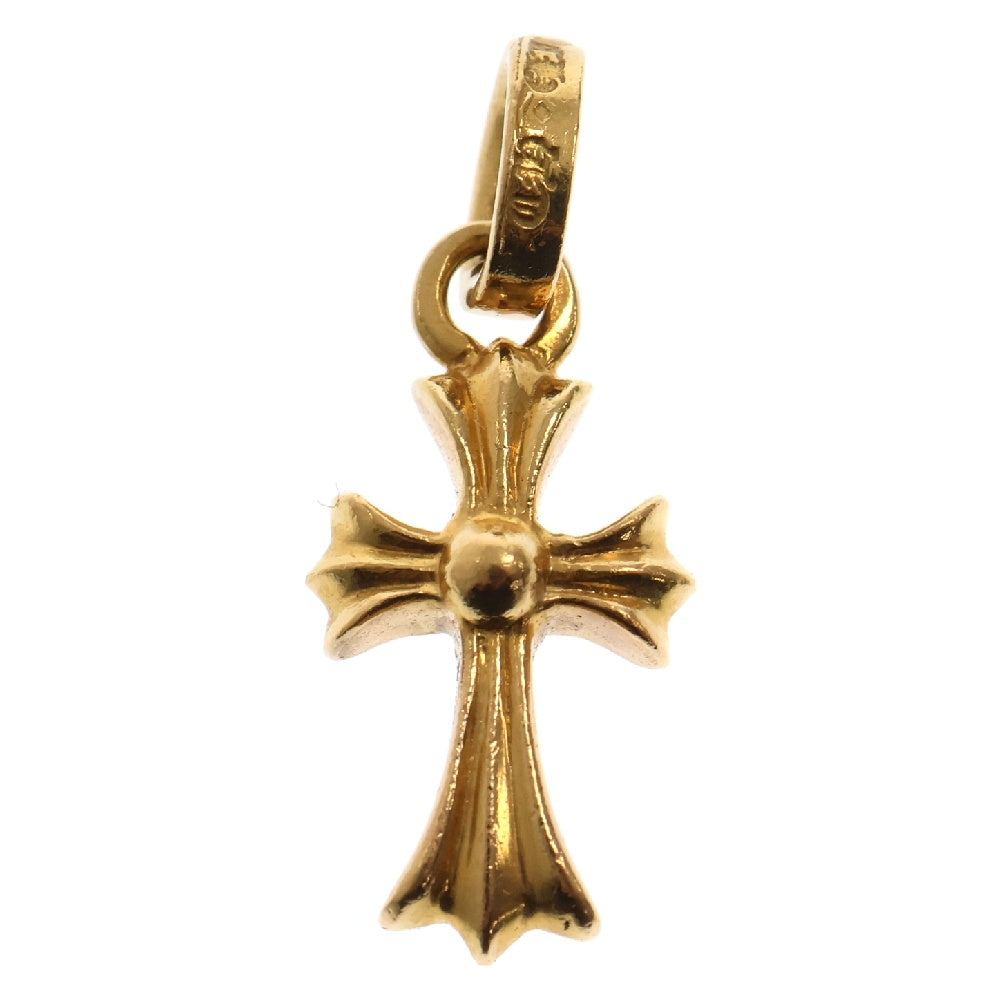 CHROME HEARTS(クロムハーツ) 22K CRS BBYFAT P RBY ベイビーファットクロス PAVEルビー ペンダントトップ ゴールド