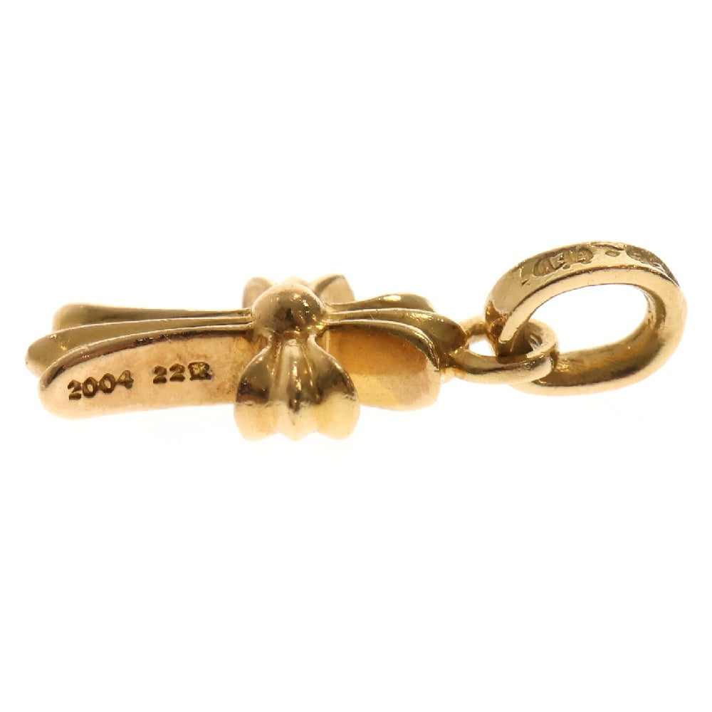 CHROME HEARTS(クロムハーツ) 22K CRS BBYFAT P RBY ベイビーファットクロス PAVEルビー ペンダントトップ ゴールド