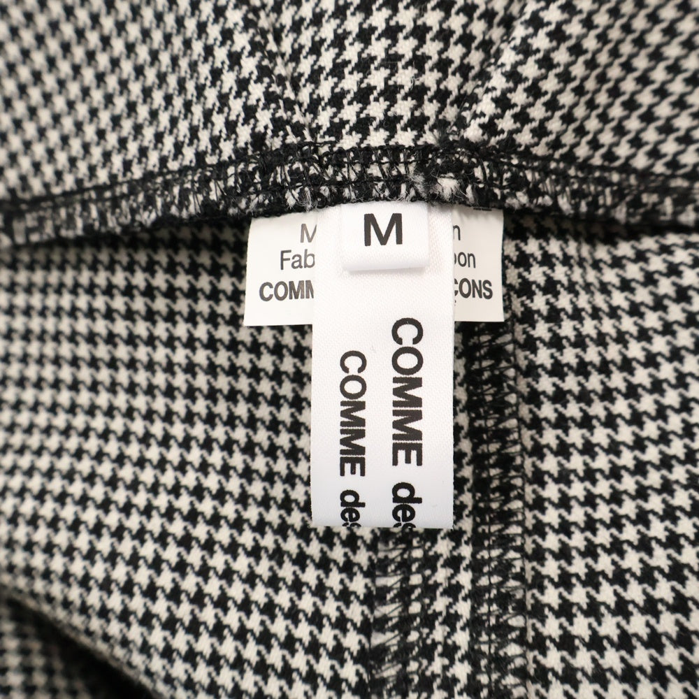 COMME des GARCONS COMME des GARCONS(コムデギャルソンコムデギャルソン) ハウンドトゥース オーバーオール サロペット ブラック/ホワイト レディース RI-U003